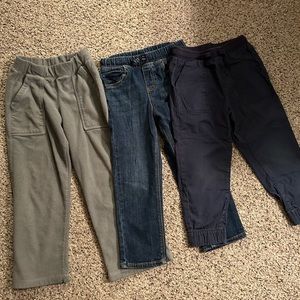 Set of 3, 5T boys pants